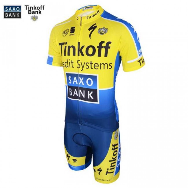 Saxo Bank Tinkoff 2014 Radbekleidung Radtrikot Kurzarm und Fahrradhosen Kurz QBPHB Saxo Bank Tinkoff 2014 Radbekleidung Radtrikot Kurzarm und Fahrradhosen Kurz QBPHB