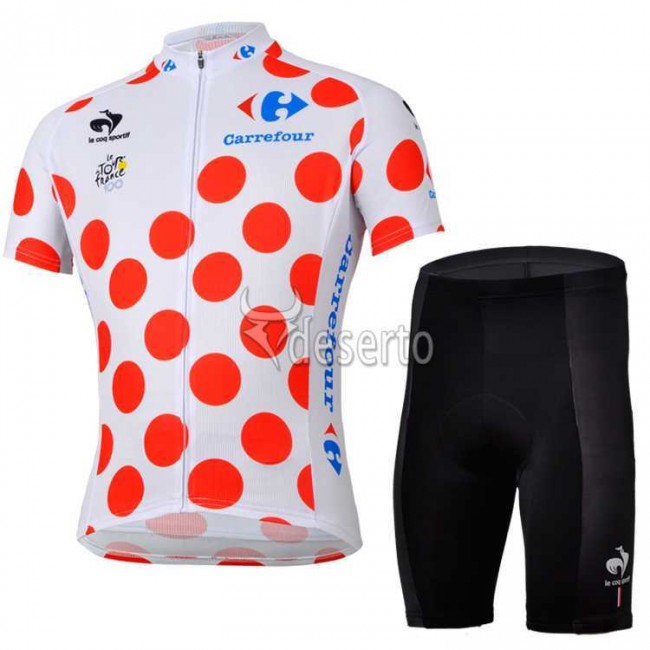 Tour de France Dot-achtige Radbekleidung Radtrikot Kurzarm und Fahrradhosen Kurz JLQSD Tour de France Dot-achtige Radbekleidung Radtrikot Kurzarm und Fahrradhosen Kurz JLQSD