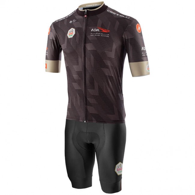 UAE Tour 2020 Fahrradbekleidung Kurzamtrikot+kurze Radhose Schwarz UAE Tour 2020 Fahrradbekleidung Kurzamtrikot+kurze Radhose Schwarz