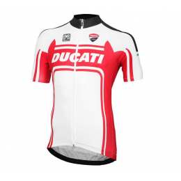 2016 Ducati Fahrradtrikot Radsport Rot weiß 5KMQA 2016 Ducati Fahrradtrikot Radsport Rot weiß 5KMQA