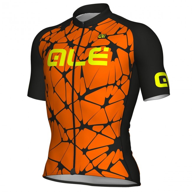 Ale Solid Cracle-oranje Fahrradbekleidung Radtrikot 2WSDB Ale Solid Cracle-oranje Fahrradbekleidung Radtrikot 2WSDB