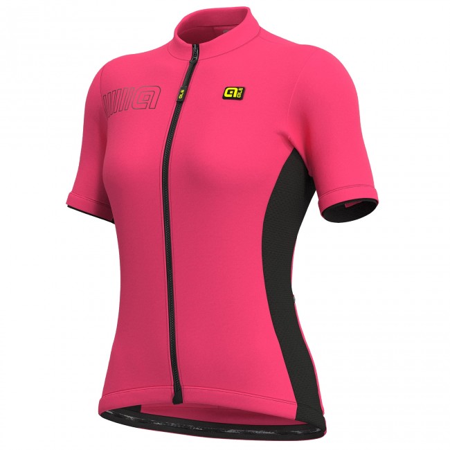 Damen Ale Solid Color Block-roze fluo Fahrradbekleidung Radtrikot BLMAW Damen Ale Solid Color Block-roze fluo Fahrradbekleidung Radtrikot BLMAW