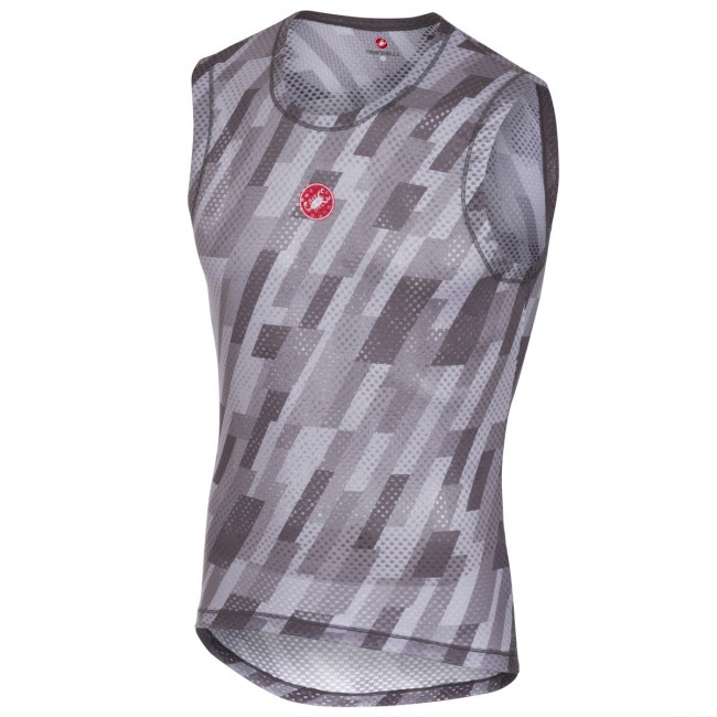 Castelli Pro Mesh-Gris Mouwloze 8NPM9 Castelli Pro Mesh-Gris Mouwloze 8NPM9