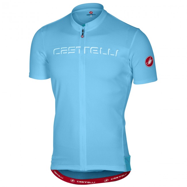Castelli Prologo 5 blau Fahrradbekleidung Radtrikot 1XLYH Castelli Prologo 5 blau Fahrradbekleidung Radtrikot 1XLYH