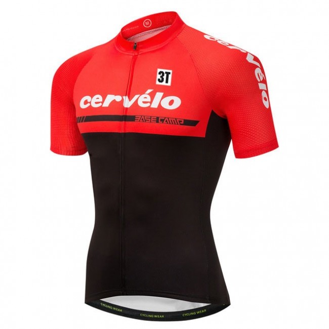 2018 Cervelo 3T Rot Fahrradbekleidung Radtrikot FFQ6K 2018 Cervelo 3T Rot Fahrradbekleidung Radtrikot FFQ6K