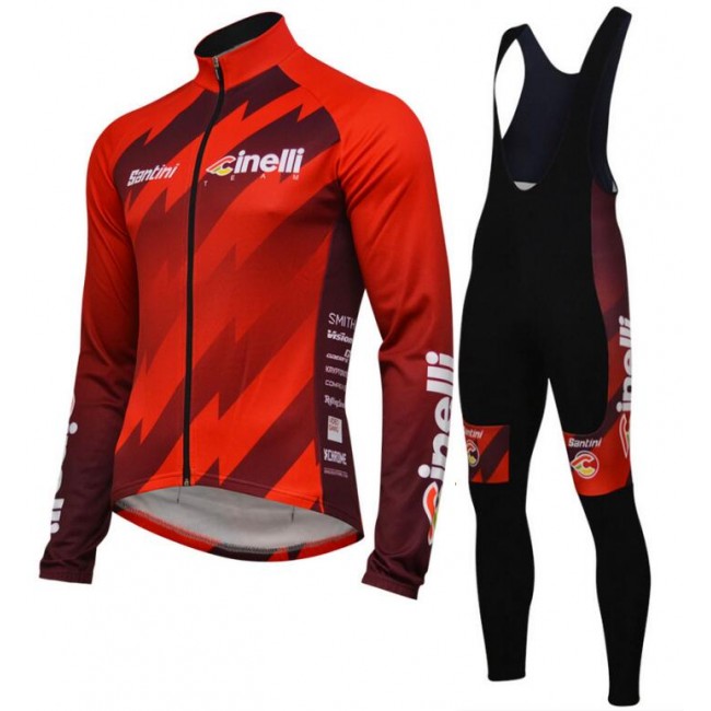 Cinelli Chrome 2018 Fahrradbekleidung Set Langarmtrikot+Lange Trägerhose 0A32I Cinelli Chrome 2018 Fahrradbekleidung Set Langarmtrikot+Lange Trägerhose 0A32I