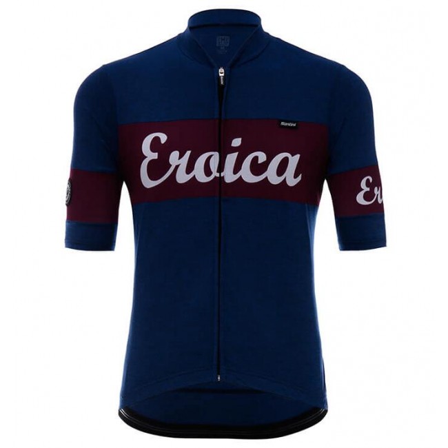 Santini Eroica Cielo Fahrradbekleidung Radtrikot 2VQKC Santini Eroica Cielo Fahrradbekleidung Radtrikot 2VQKC