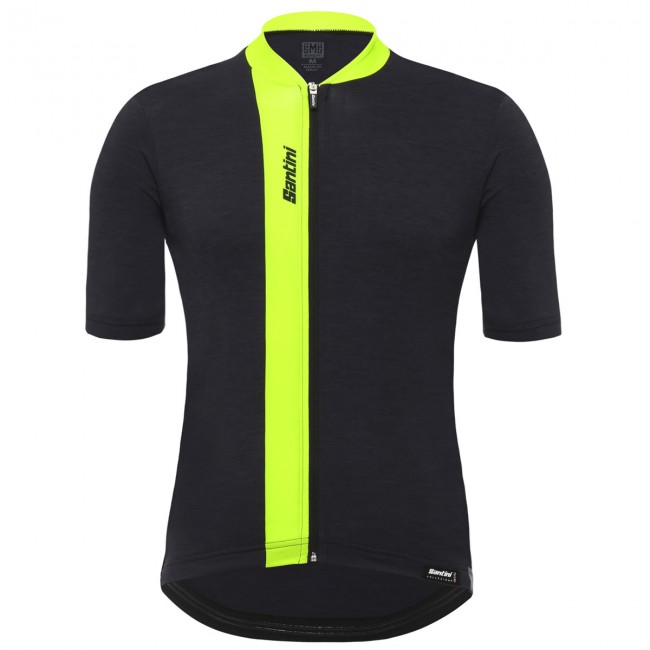 Santini Origine gelb fluo Fahrradbekleidung Radtrikot BJAE2 Santini Origine gelb fluo Fahrradbekleidung Radtrikot BJAE2