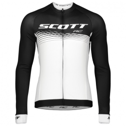 SCOTT RC PRO Fahrradbekleidung Radtrikot Langarm black/white 9I979 SCOTT RC PRO Fahrradbekleidung Radtrikot Langarm black/white 9I979