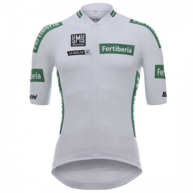 Vuelta Espana 2018 weiß Fahrradbekleidung Radtrikot 6MVEP Vuelta Espana 2018 weiß Fahrradbekleidung Radtrikot 6MVEP