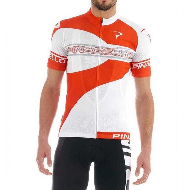 2016 Pinarello Fahrradbekleidung Radtrikot Rot weiß 51S1S 2016 Pinarello Fahrradbekleidung Radtrikot Rot weiß 51S1S