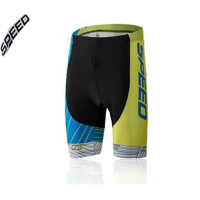 2016 Speed Kurz Radhose blau gele 0C3JZ 2016 Speed Kurz Radhose blau gele 0C3JZ