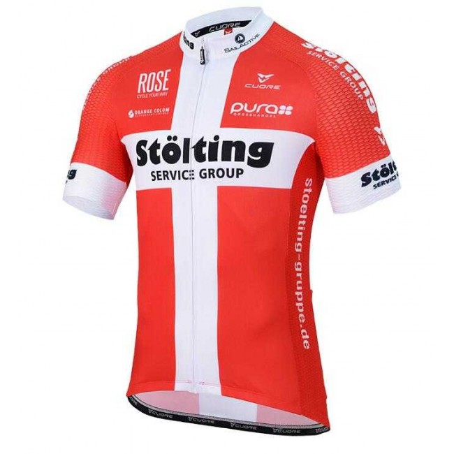 2016 Stolting Fahrradtrikot Radsport Rot 2POC7 2016 Stolting Fahrradtrikot Radsport Rot 2POC7