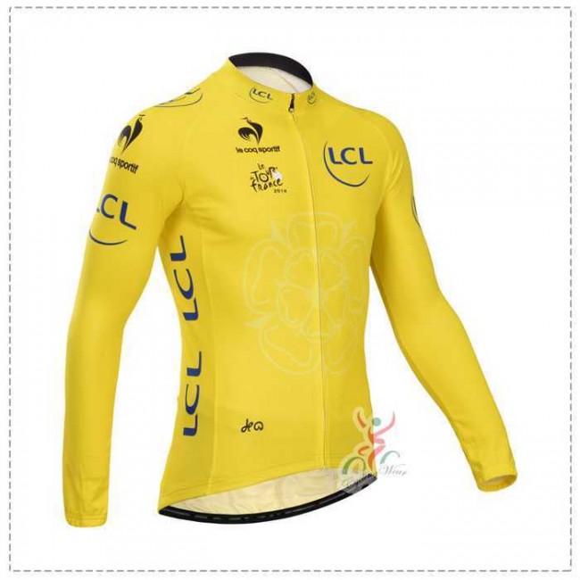 Tour de France le coq sportif 2014 Fahrradbekleidung Radtrikot Langarm gelb 7IS8U Tour de France le coq sportif 2014 Fahrradbekleidung Radtrikot Langarm gelb 7IS8U