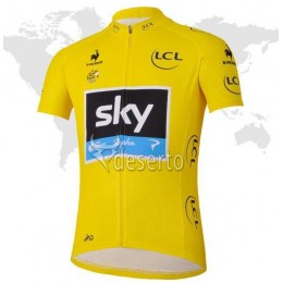 2013 Teams Sky gele Fahrradtrikot Radsport 2FLKY 2013 Teams Sky gele Fahrradtrikot Radsport 2FLKY