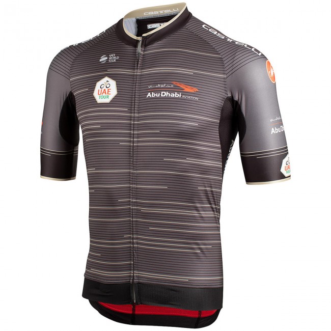 UAE Tour 2019 Black Fahrradbekleidung Radtrikot J9IDP UAE Tour 2019 Black Fahrradbekleidung Radtrikot J9IDP