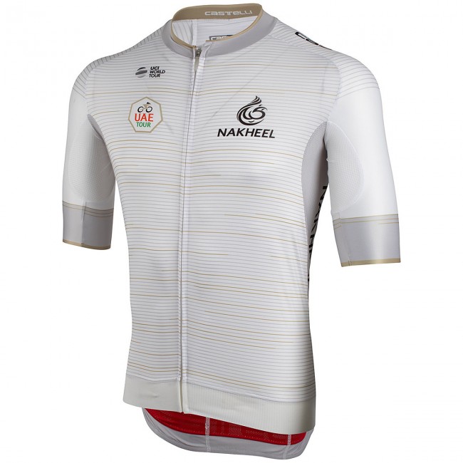 UAE Tour 2019 White Fahrradbekleidung Radtrikot 42UGP UAE Tour 2019 White Fahrradbekleidung Radtrikot 42UGP