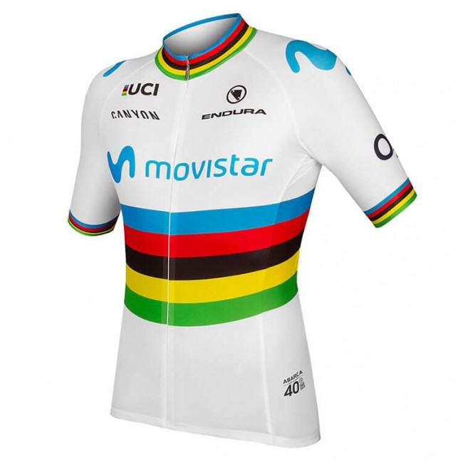 MOVISTAR TEAM World Champion 2019 Fahrradbekleidung Radtrikot Y25T7 MOVISTAR TEAM World Champion 2019 Fahrradbekleidung Radtrikot Y25T7