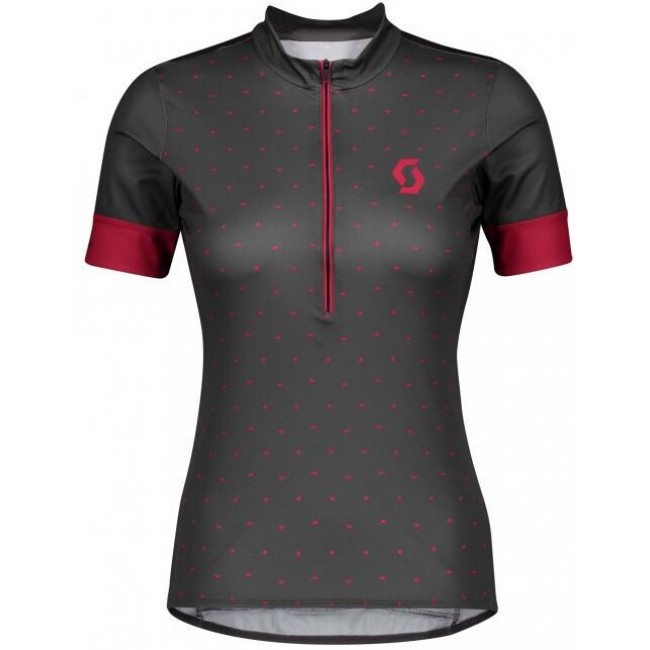2020 Damen SCOTT Endurance 20 Radtrikot kurzarm Schwarz 2020 Damen SCOTT Endurance 20 Radtrikot kurzarm Schwarz