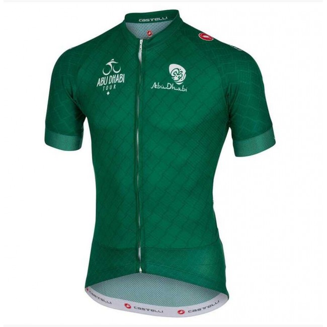 2015 Abu Dhabi Tour Fahrradtrikot Radsport grün VS8IE 2015 Abu Dhabi Tour Fahrradtrikot Radsport grün VS8IE