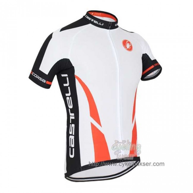 Castelli Climber Fahrradtrikot Radsport weiß UV10O Castelli Climber Fahrradtrikot Radsport weiß UV10O
