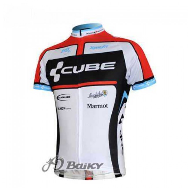Cube Fintro Pro Team Fahrradtrikot Radsport weiß Rot QDA1R Cube Fintro Pro Team Fahrradtrikot Radsport weiß Rot QDA1R