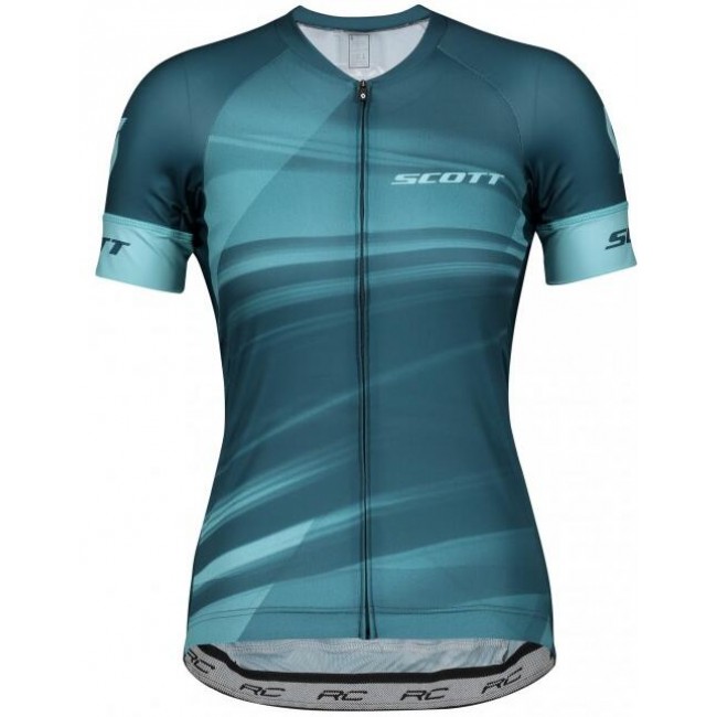 Damen SCOTT RC Pro 2020 Radtrikot kurzarm Blau Damen SCOTT RC Pro 2020 Radtrikot kurzarm Blau