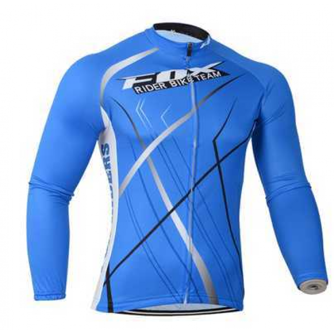 Fox 2014 Fahrradbekleidung Radtrikot Langarm blau W2TE6 Fox 2014 Fahrradbekleidung Radtrikot Langarm blau W2TE6