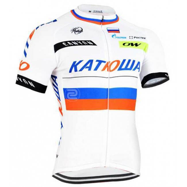 2015 Katusha Fahrradtrikot Radsport weiß XTJ4M 2015 Katusha Fahrradtrikot Radsport weiß XTJ4M