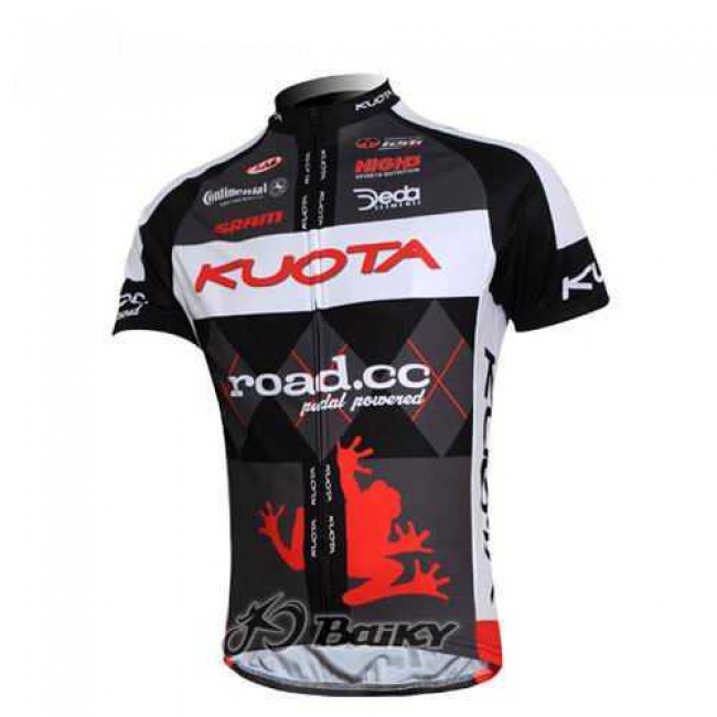 Kuota SRAM Road Pro Team Fahrradtrikot Radsport Schwarz weiß OT7TV Kuota SRAM Road Pro Team Fahrradtrikot Radsport Schwarz weiß OT7TV