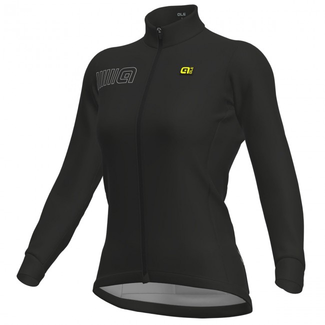 Damen Ale Solid Color Block-Schwarz Fahrradbekleidung Radtrikot Langarm XL7A3 Damen Ale Solid Color Block-Schwarz Fahrradbekleidung Radtrikot Langarm XL7A3
