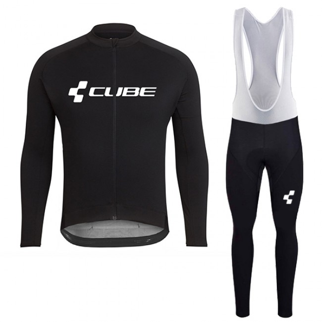 2018 Cube Schwarz Fahrradbekleidung Set Langarmtrikot+Lange Trägerhose ZKFS0 2018 Cube Schwarz Fahrradbekleidung Set Langarmtrikot+Lange Trägerhose ZKFS0