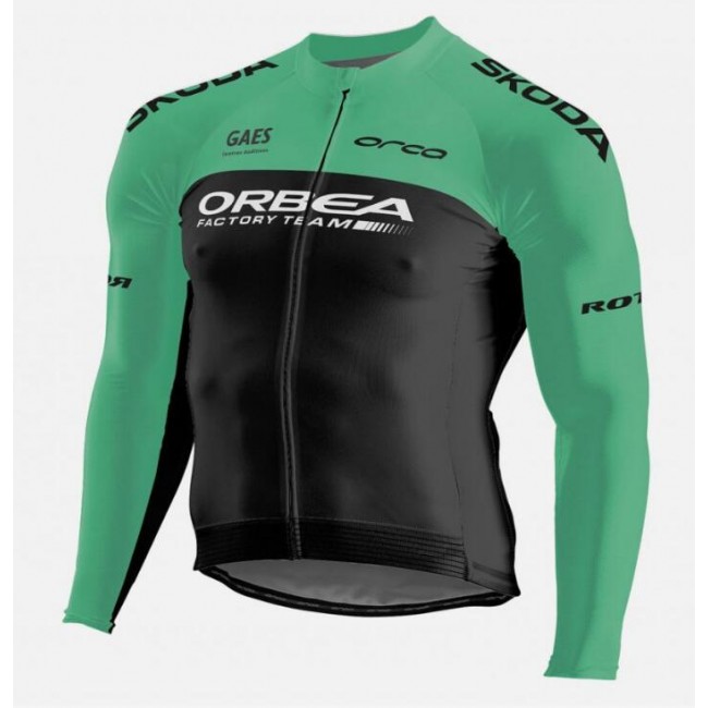 2018 Orbea Factory Team Skoda Fahrradbekleidung Radtrikot Langarm X9HIK 2018 Orbea Factory Team Skoda Fahrradbekleidung Radtrikot Langarm X9HIK