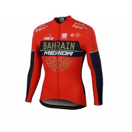 Bahrain Merida 2018 Fahrradbekleidung Radtrikot Langarm X21QQ Bahrain Merida 2018 Fahrradbekleidung Radtrikot Langarm X21QQ