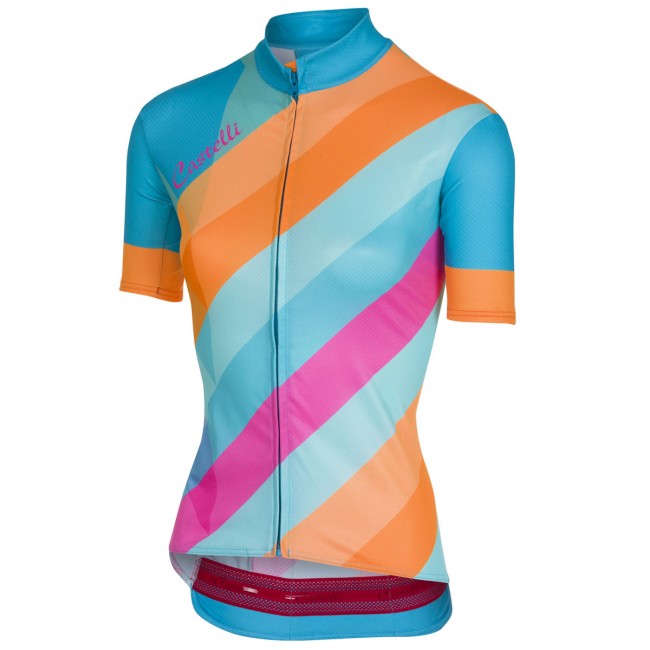 Castelli Prisma-Light Bleu Damen Fahrradbekleidung Radtrikot KDGU3 Castelli Prisma-Light Bleu Damen Fahrradbekleidung Radtrikot KDGU3