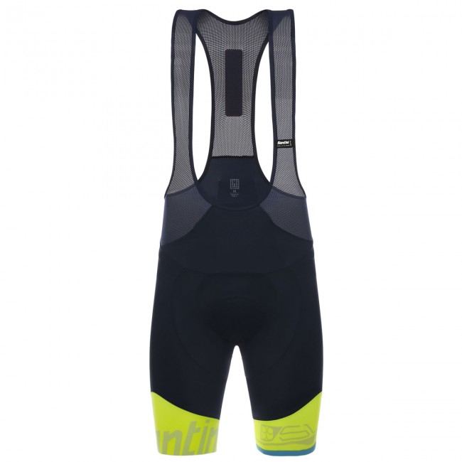 Santini Sleek 99 gelb fluo Kurz Trägerhose V9A50 Santini Sleek 99 gelb fluo Kurz Trägerhose V9A50