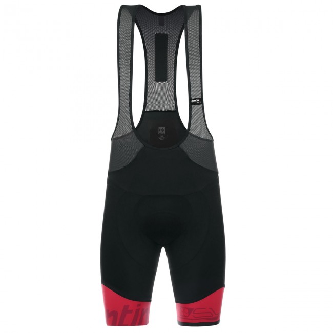 Santini Sleek 99 Rot Kurz Trägerhose QMIV5 Santini Sleek 99 Rot Kurz Trägerhose QMIV5