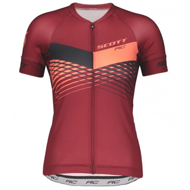 Scott RC PRO Damen Fahrradbekleidung Radtrikot merlot red/camellia pink LW1TL Scott RC PRO Damen Fahrradbekleidung Radtrikot merlot red/camellia pink LW1TL