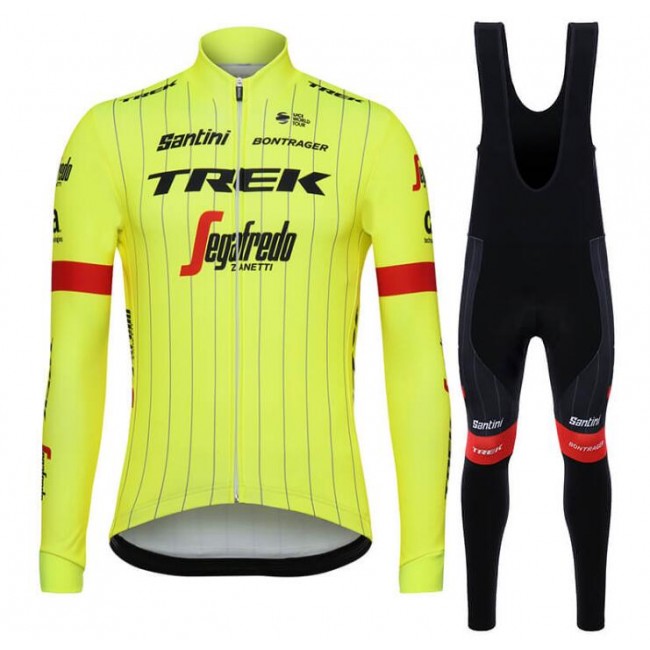 Trek Segafredo 2018 fluo gelb Fahrradbekleidung Set Langarmtrikot+Lange Trägerhose Z7XP0 Trek Segafredo 2018 fluo gelb Fahrradbekleidung Set Langarmtrikot+Lange Trägerhose Z7XP0