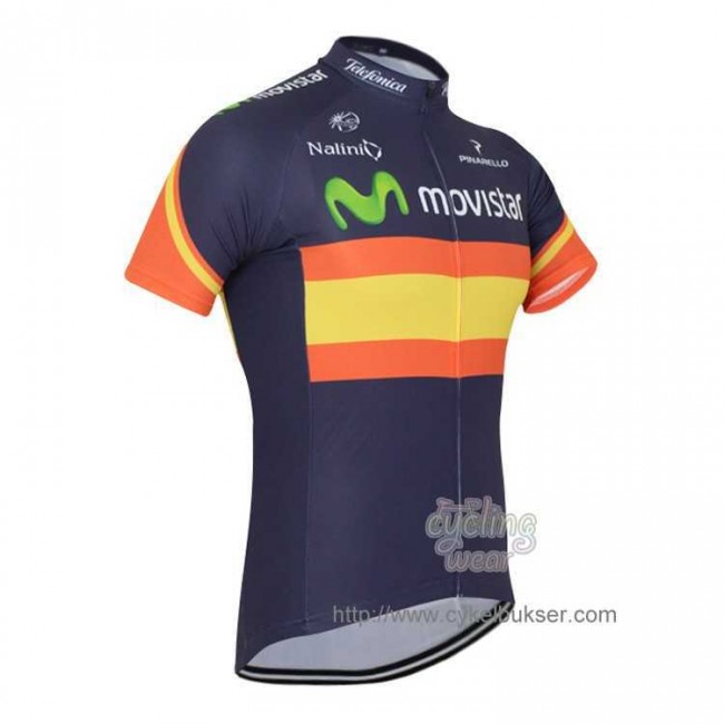 Movistar Teams Spagna Fahrradtrikot Radsport TMLVZ Movistar Teams Spagna Fahrradtrikot Radsport TMLVZ