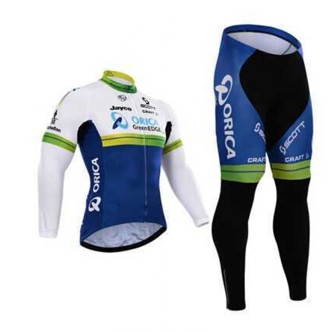 2015 ORICA GreenEDGE Fahrradbekleidung Set Langarmtrikot+Lange Radhose X592Q 2015 ORICA GreenEDGE Fahrradbekleidung Set Langarmtrikot+Lange Radhose X592Q
