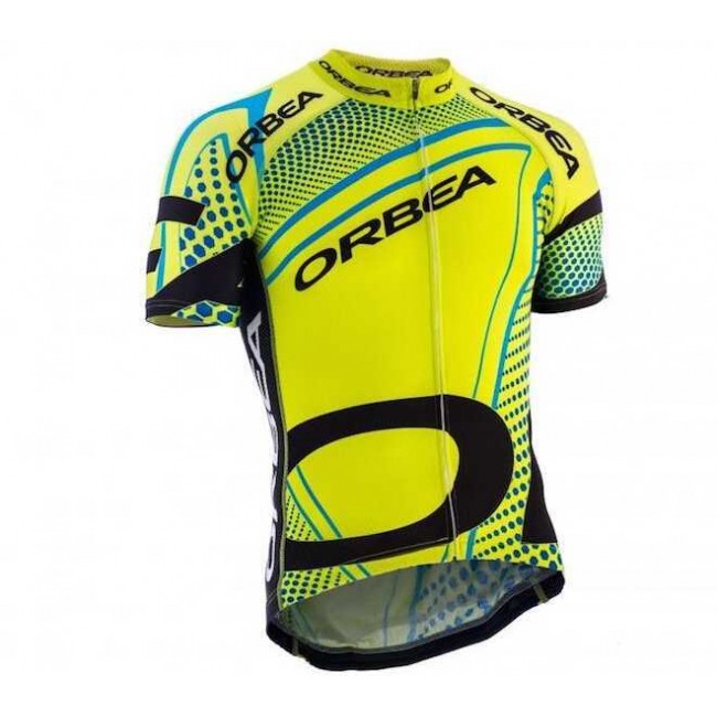 2015 Orbea fluo gelb blau Fahrradtrikot Radsport WTB6Q 2015 Orbea fluo gelb blau Fahrradtrikot Radsport WTB6Q