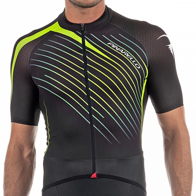 Pinarello Tour Fahrradbekleidung Radtrikot svart gelb SOEUY Pinarello Tour Fahrradbekleidung Radtrikot svart gelb SOEUY