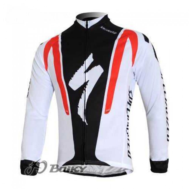 Specialized Pro Team S-Works Radtrikot Langarm weiß Schwarz Rot TWB2S Specialized Pro Team S-Works Radtrikot Langarm weiß Schwarz Rot TWB2S