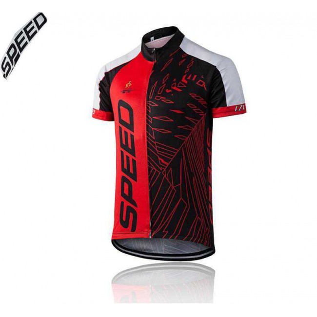 2016 Speed Fahrradtrikot Radsport Rot Schwarz V76UN 2016 Speed Fahrradtrikot Radsport Rot Schwarz V76UN