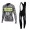 2016 ladatcha tinkoff zebra Fahrradbekleidung Set Langarmtrikot+Lange Trägerhose Schwarz QV3US