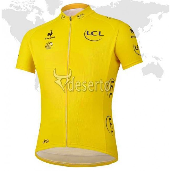 Tour de France le coq sportif gele Fahrradtrikot Radsport ZWC73 Tour de France le coq sportif gele Fahrradtrikot Radsport ZWC73