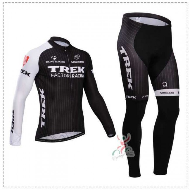 Trek 2014 Fahrradbekleidung Set Langarmtrikot+Lange Radhose Schwarz K5BIW Trek 2014 Fahrradbekleidung Set Langarmtrikot+Lange Radhose Schwarz K5BIW