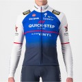 Quick Step-Alpha Vinyl 2022 Radtrikot langarm-Radsport-Profi-Team Quick Step-Alpha Vinyl 2022 Radtrikot langarm-Radsport-Profi-Team