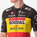 Soudal Quick-Step belgischer Meister 2023 Competizione Radtrikot kurzarm-Radsport-Profi-Team Soudal Quick-Step belgischer Meister 2023 Competizione Radtrikot kurzarm-Radsport-Profi-Team